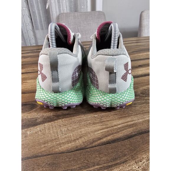 UNDER ARMOUR Speed Trail HOVR Running Shoes Olive Unisex M6.5/W8 NEW 3024231-302 - Picture 6 of 16